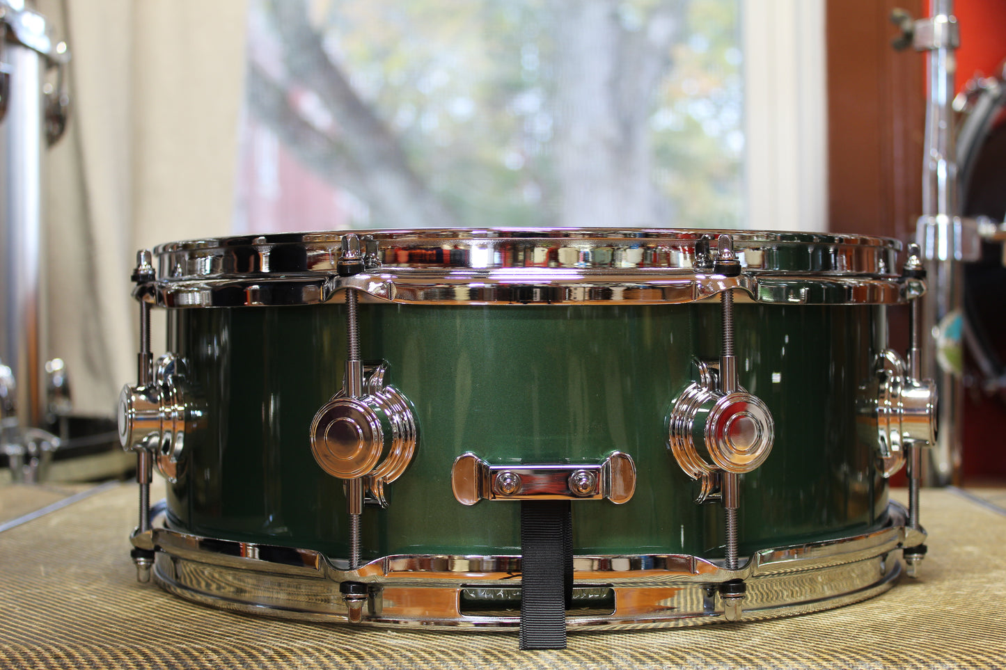 George Way Aristocrat Studio Snare Drum 5.5x14 - Kaddy Green
