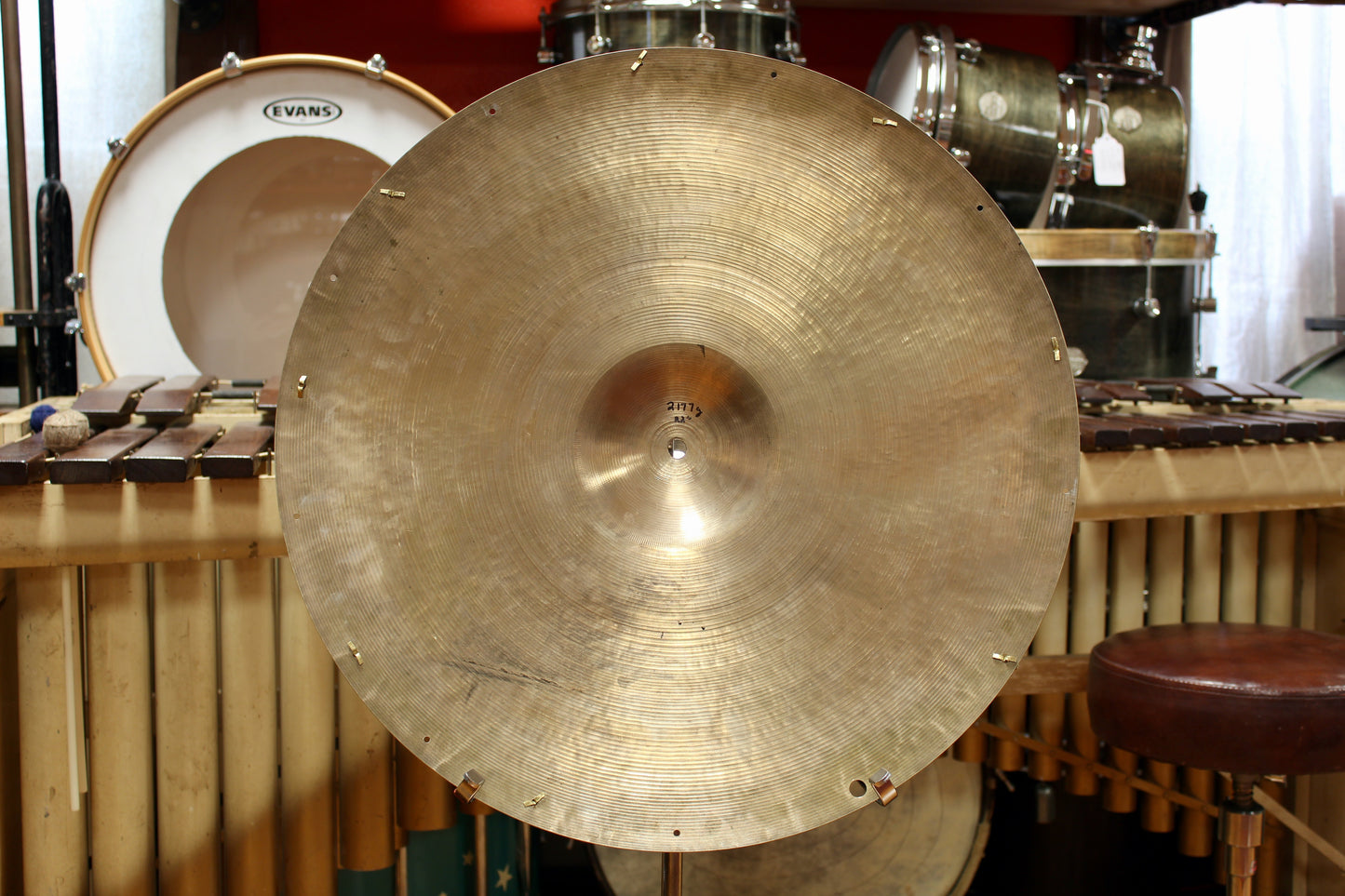 1960s A. Zildjian 20" Light Sizzle Ride 2177g