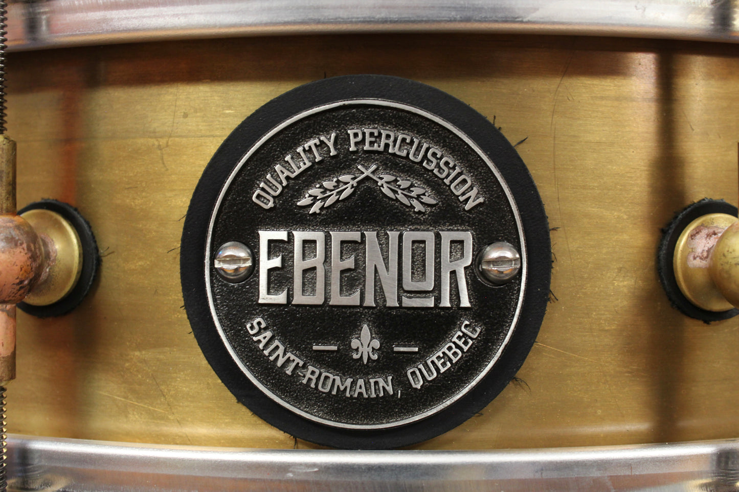 Ebenor Percussion 4"x14" Antique Brass Snare Drum