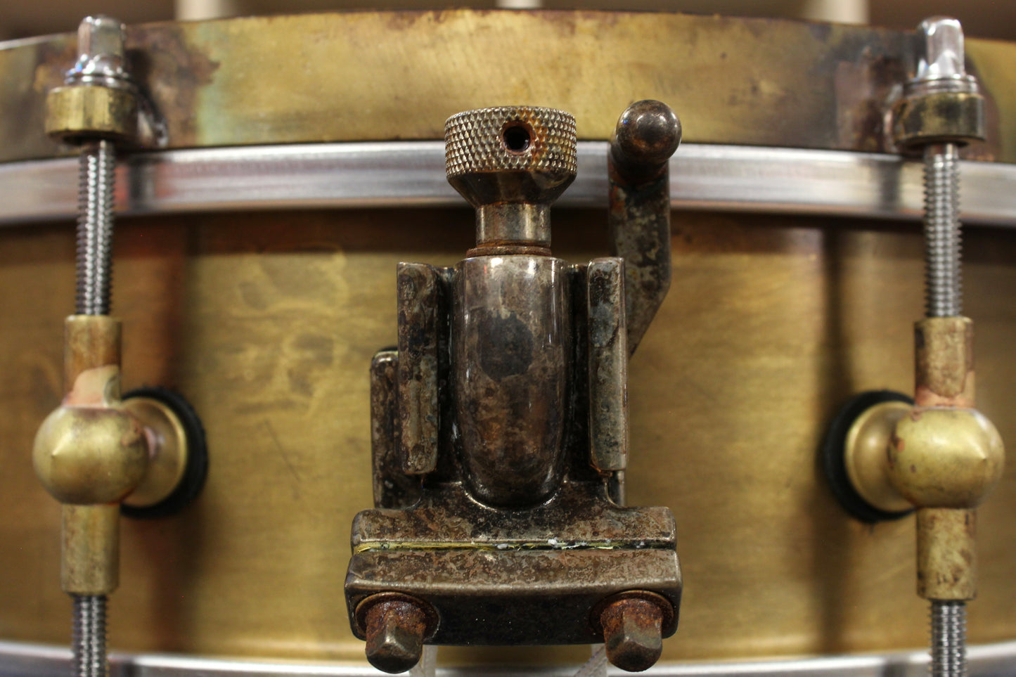 Ebenor Percussion 4"x14" Antique Brass Snare Drum