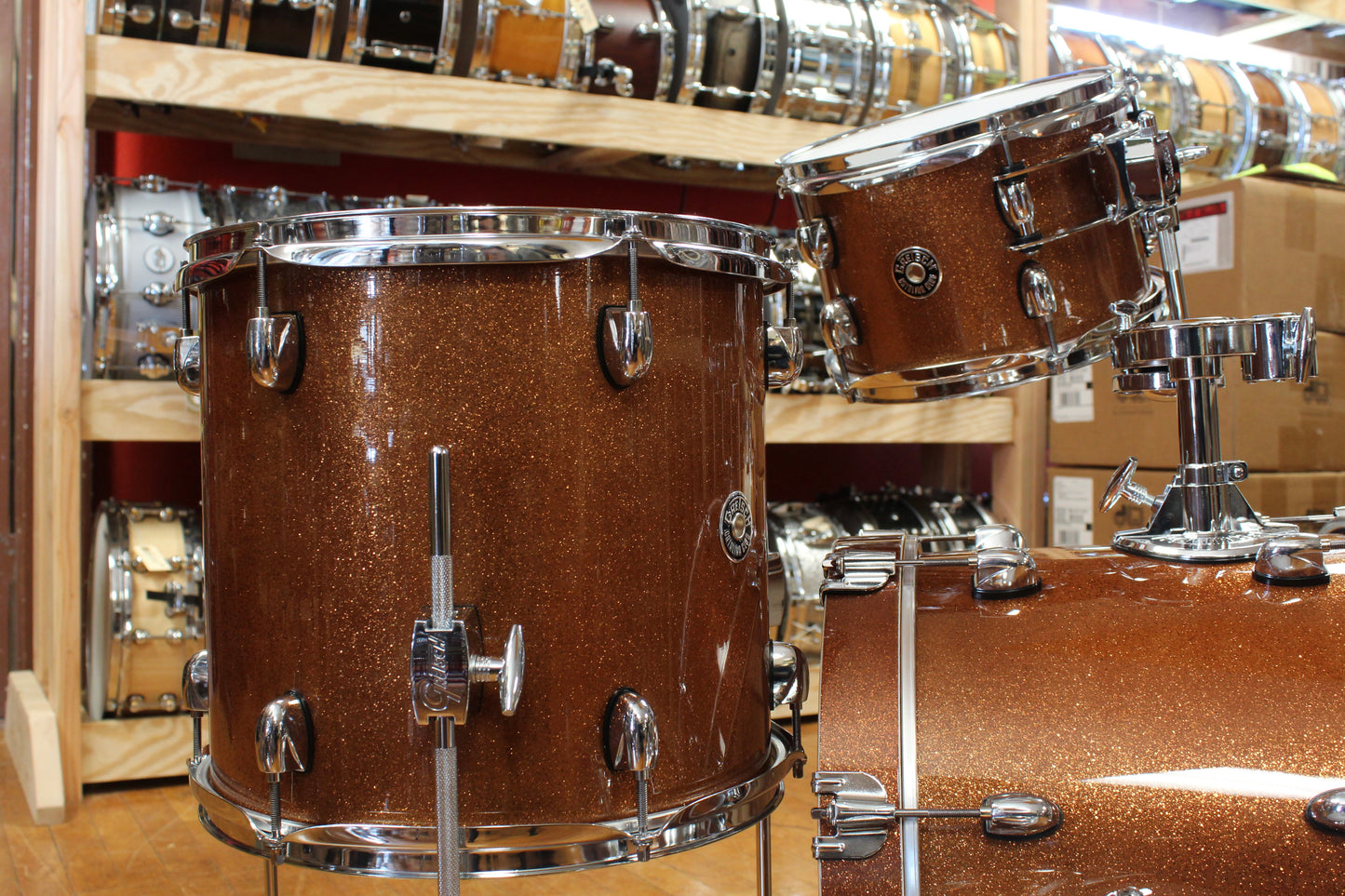 Gretsch Catalina Club Micro Bop in Bronze Sparkle 12x16 12x13 7x10 5x13
