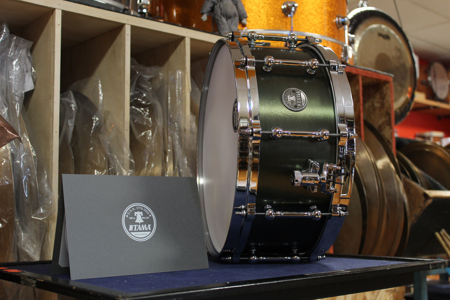 Tama Liberty Bell Brass Snare Drum 6"x14" - Open Box