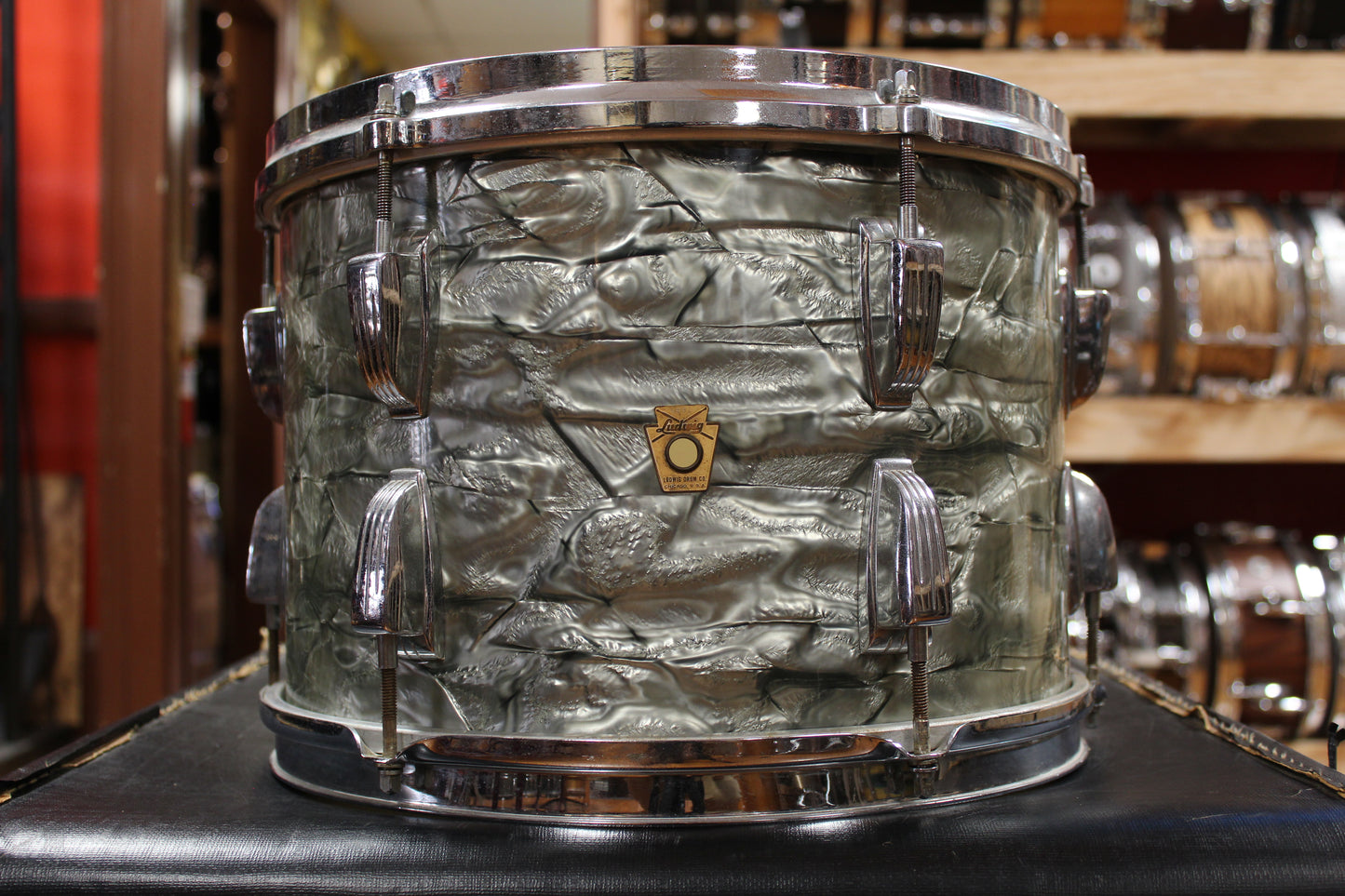 1960s Ludwig 9x13 Tom in Sky Blue Pearl