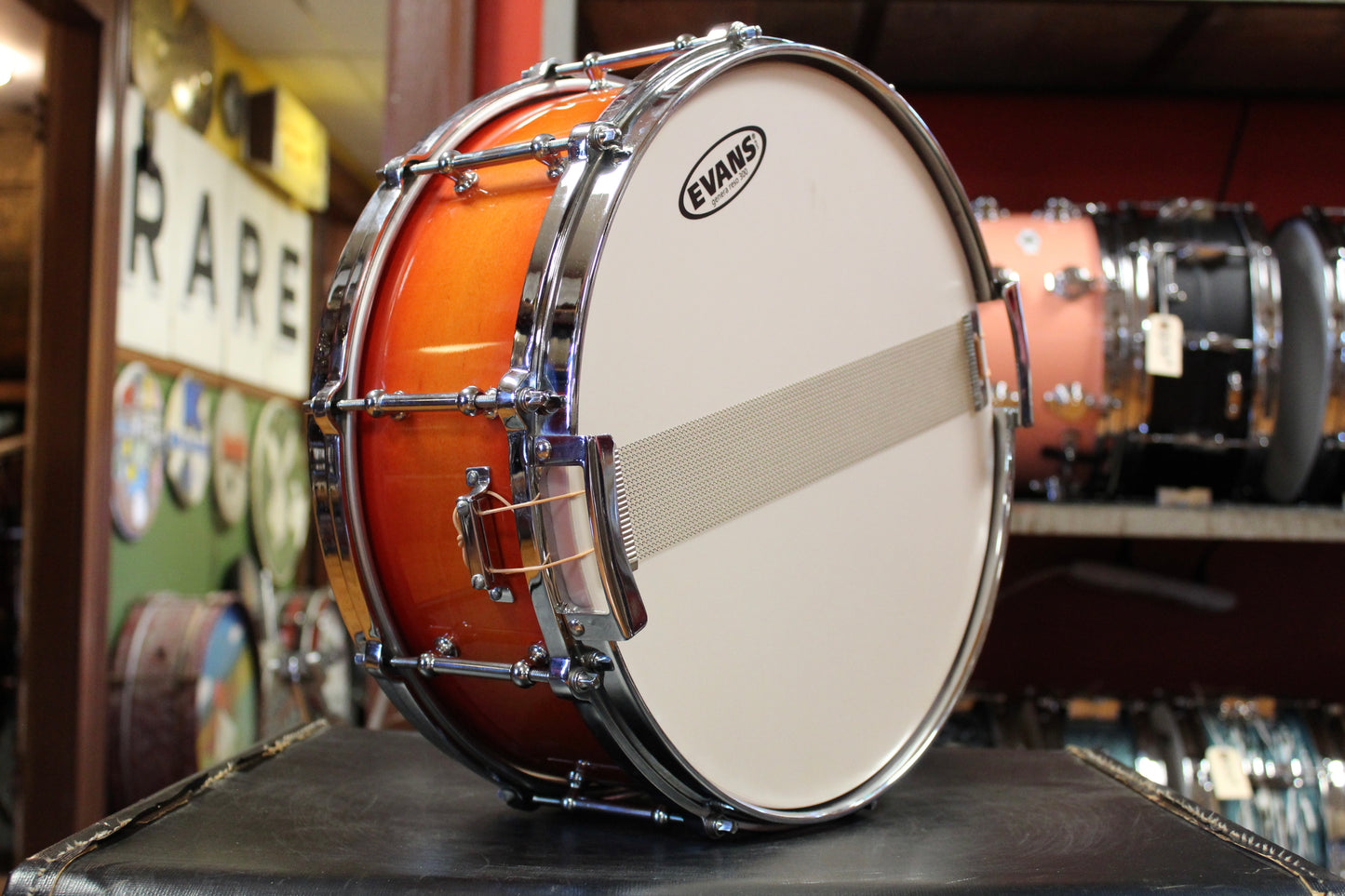 1990s Slingerland 5.5x14 Studio King Model Snare Drum in Sunburst