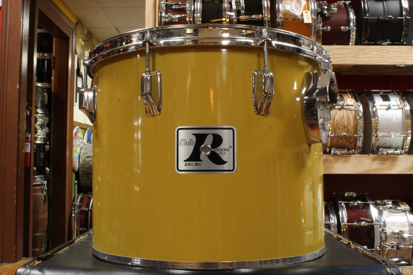 1970s Rogers 12x15 Concert Tom in Spanish Gold