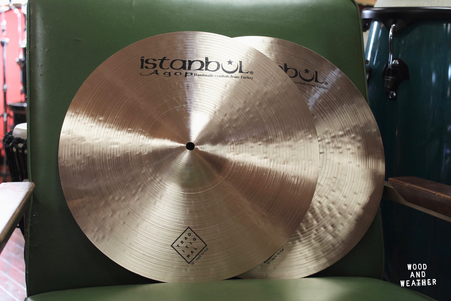 Istanbul Agop 16" Traditional Series Dark Hi-Hat Cymbals 1100/1330g