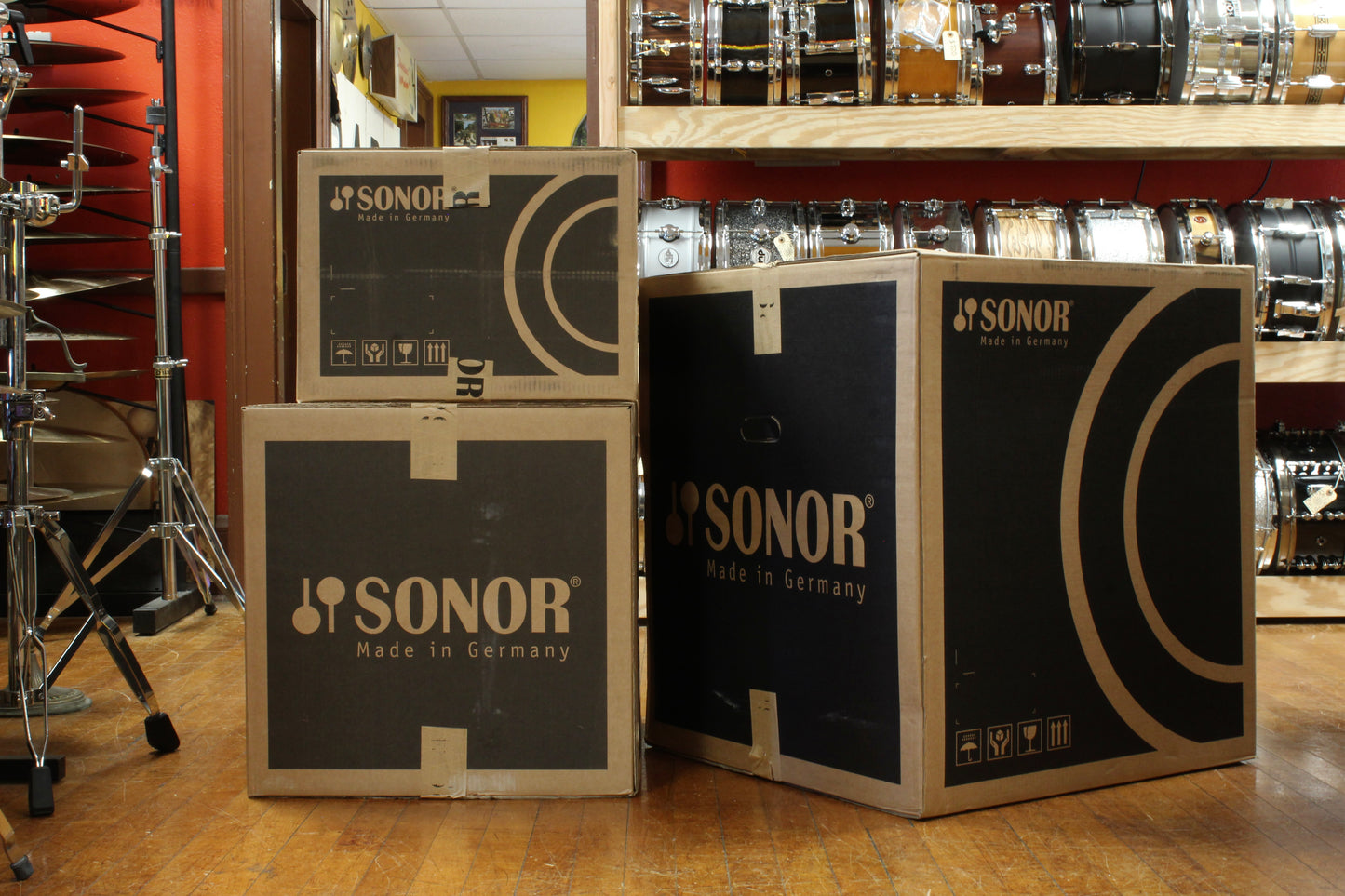 Sonor SQ2 Medium Beech in Elder Tree Semi Gloss 14x18 14x14 8x12