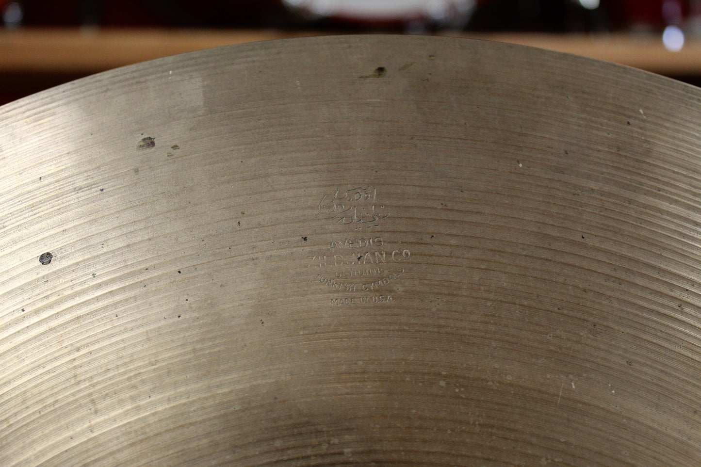 1960s A. Zildjian 20" Flat Top Ride 2514g