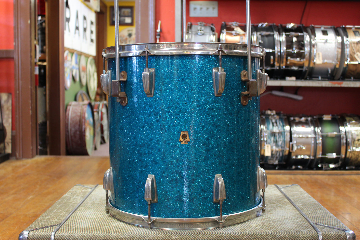 1950s WFL Outfit in Aqua Sparkle 14x20 9x13 16x16