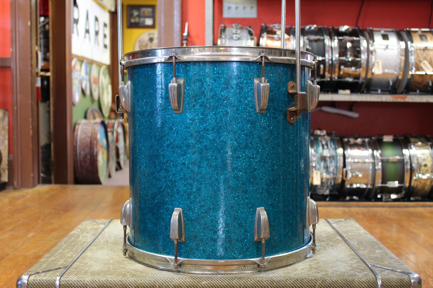 1950s WFL Outfit in Aqua Sparkle 14x20 9x13 16x16