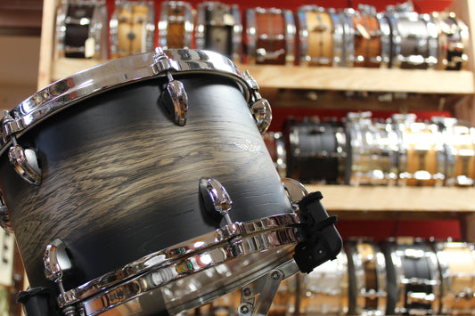 Tama Star Walnut in Satin Black Japanese Sen Burst 18x20 16x16 8x12