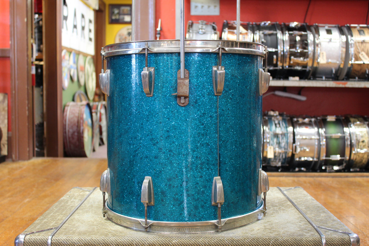 1950s WFL Outfit in Aqua Sparkle 14x20 9x13 16x16