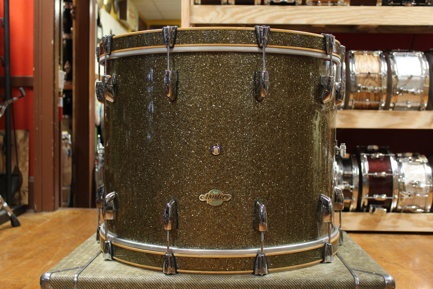 Pearl Masters Maple Outfit in Bronze Sparkle 18x24 9x13 16x16