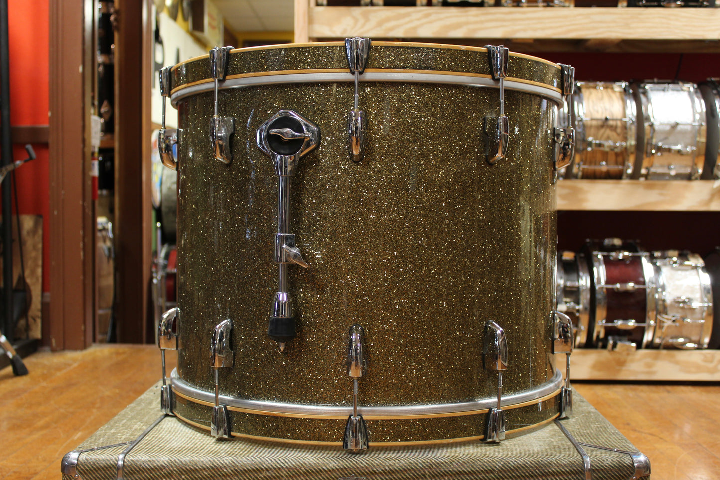Pearl Masters Maple Outfit in Bronze Sparkle 18x24 9x13 16x16