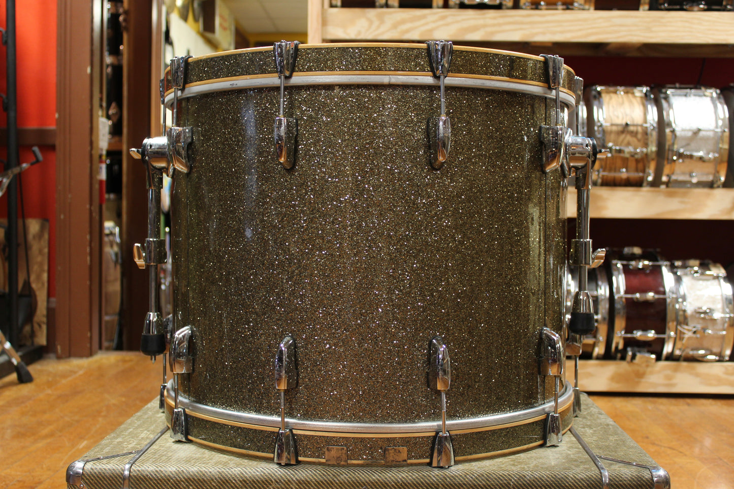 Pearl Masters Maple Outfit in Bronze Sparkle 18x24 9x13 16x16