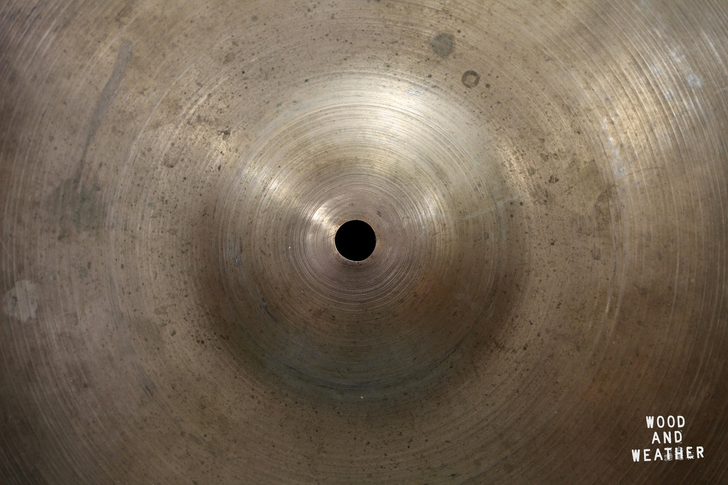 1930-40s A. Zildjian 12" First Stamp Hi-Hat Cymbals 320/340g