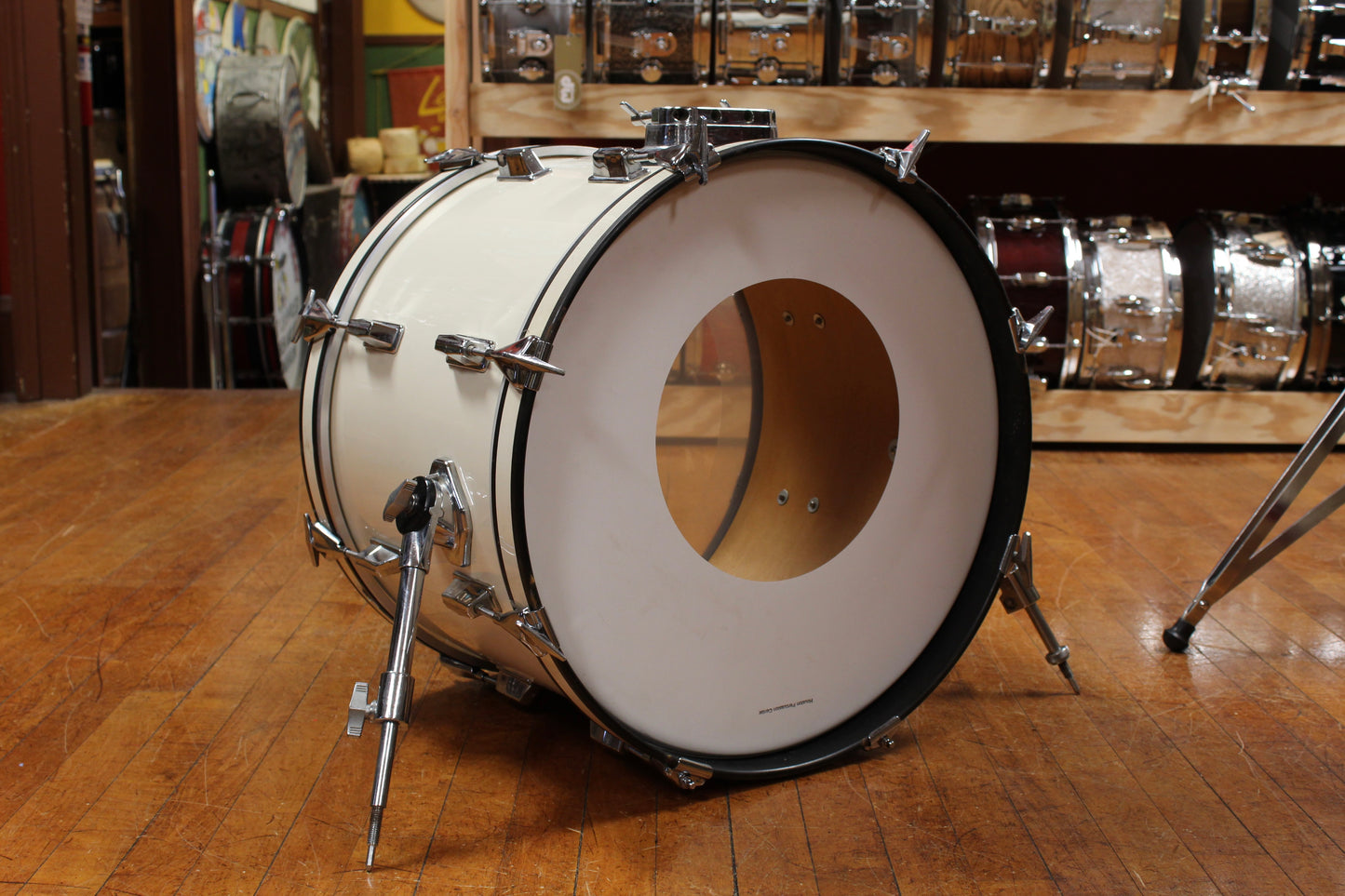1980s Pearl Maple Shell Outfit in White Gloss 14x20 8x12 9x13 16x16