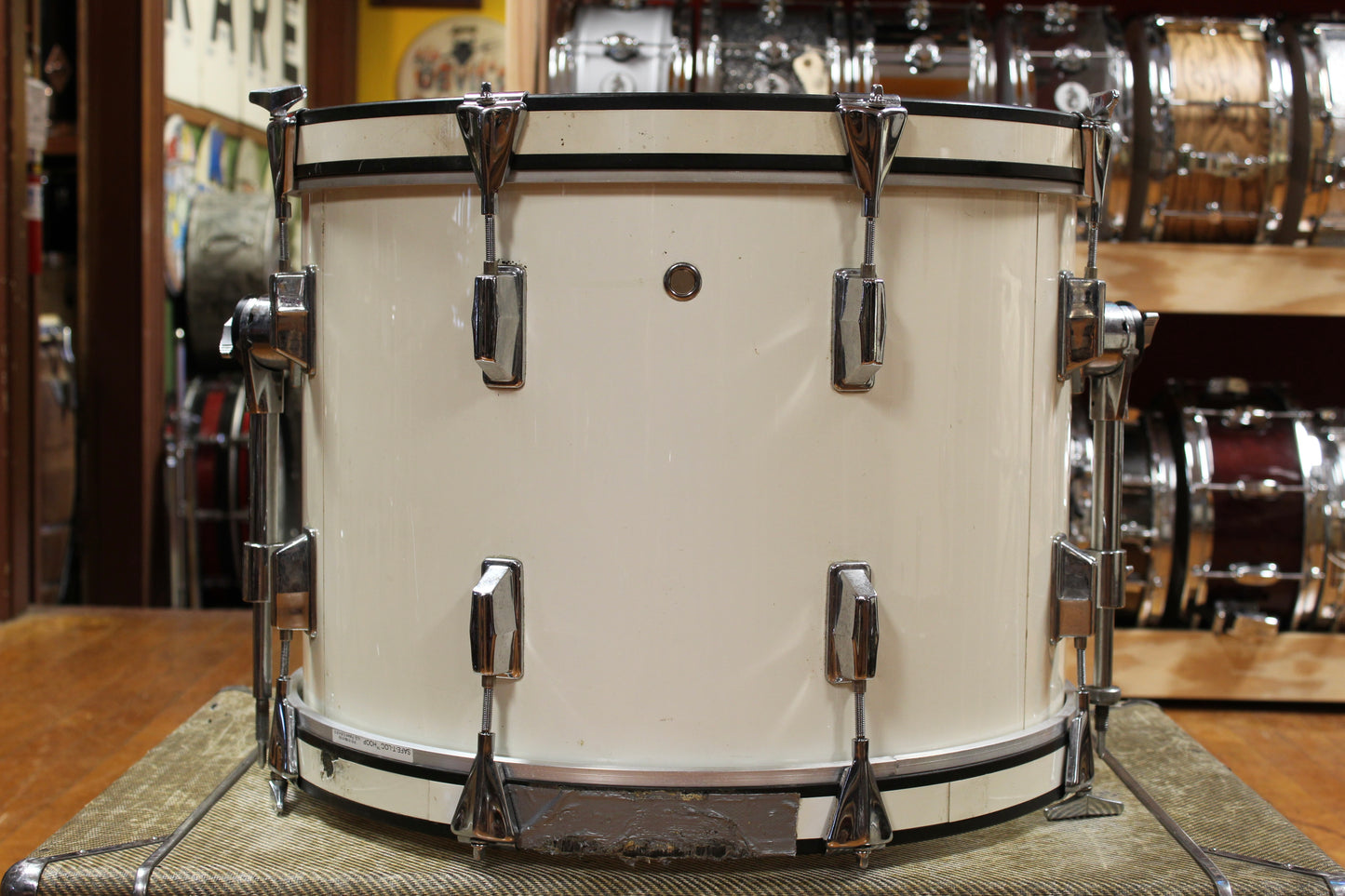1980s Pearl Maple Shell Outfit in White Gloss 14x20 8x12 9x13 16x16