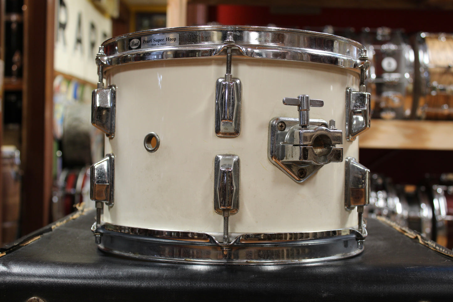 1980s Pearl Maple Shell Outfit in White Gloss 14x20 8x12 9x13 16x16