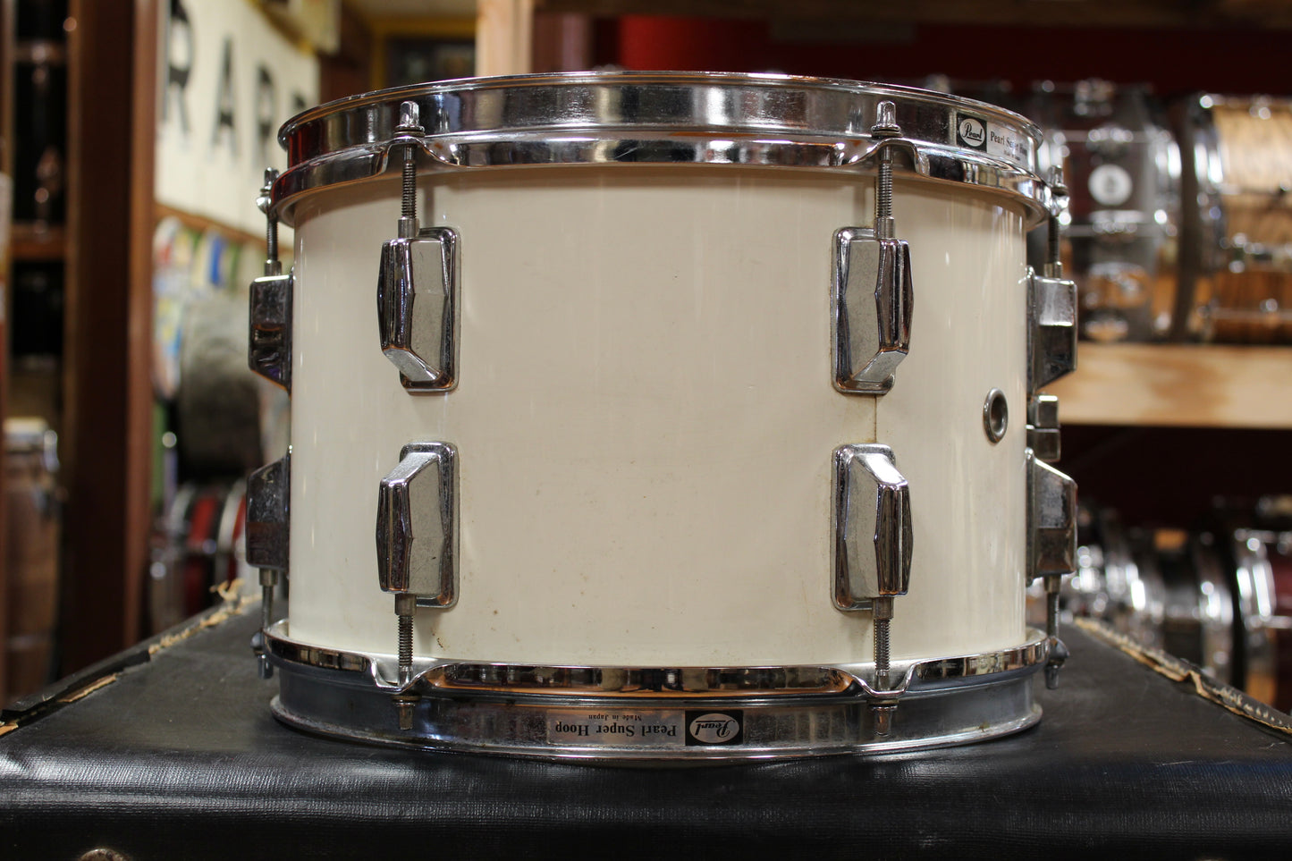1980s Pearl Maple Shell Outfit in White Gloss 14x20 8x12 9x13 16x16