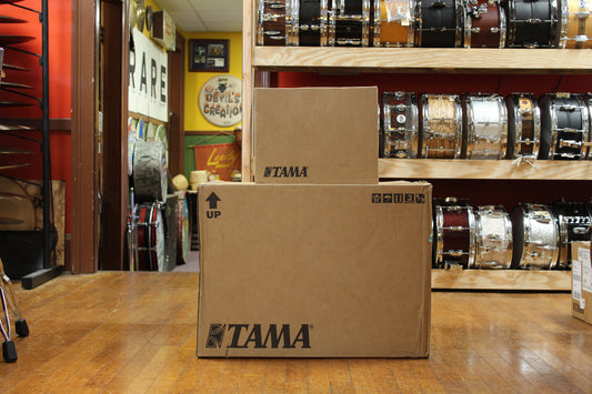 Tama Starclassic Maple Exotic 16x22 16x16 8x12 7x10 in Marine Shoreline Movingui Fade