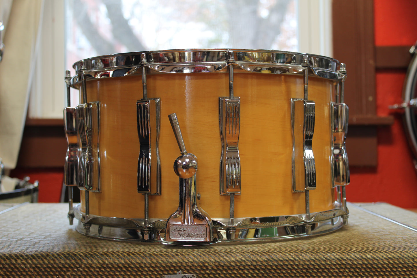 1980s Ludwig Coliseum 8"x14" Snare Drum in Thermogloss