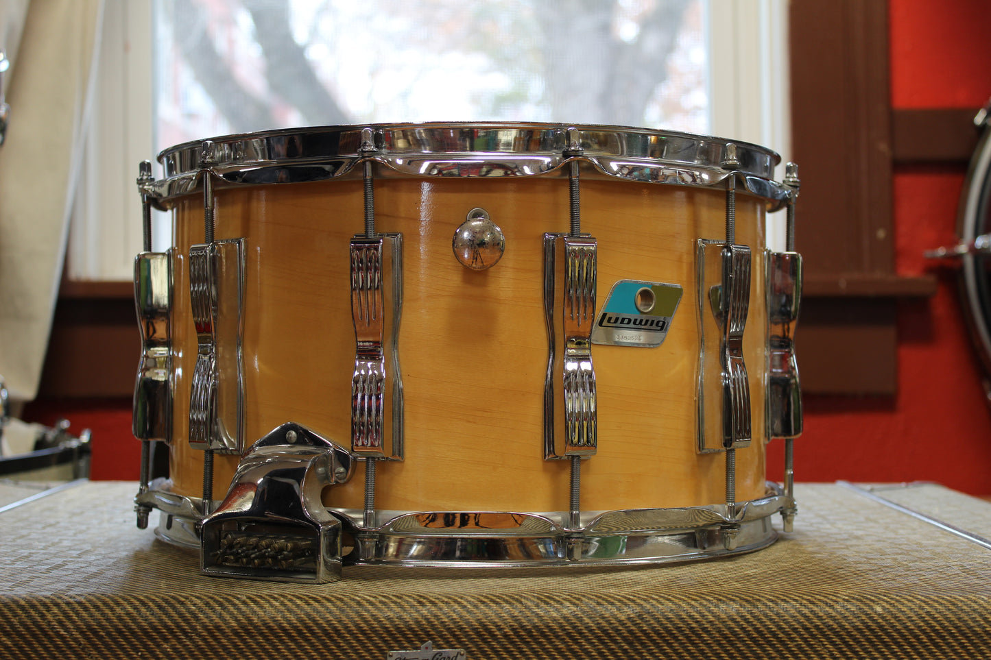 1980s Ludwig Coliseum 8"x14" Snare Drum in Thermogloss