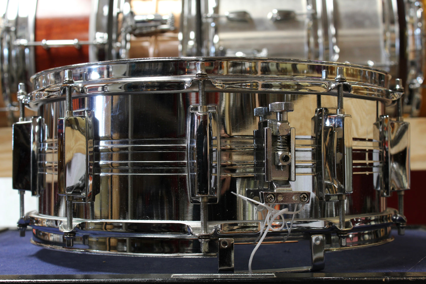 1980s Yamaha 5.5x14 SD955MA Model Steel Snare Drum