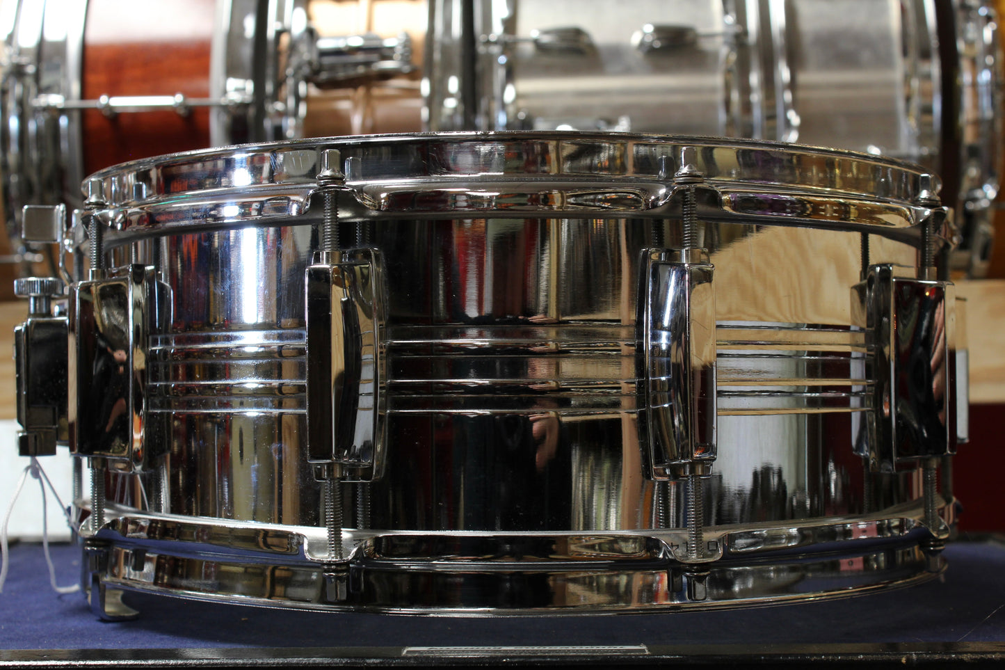 1980s Yamaha 5.5x14 SD955MA Model Steel Snare Drum