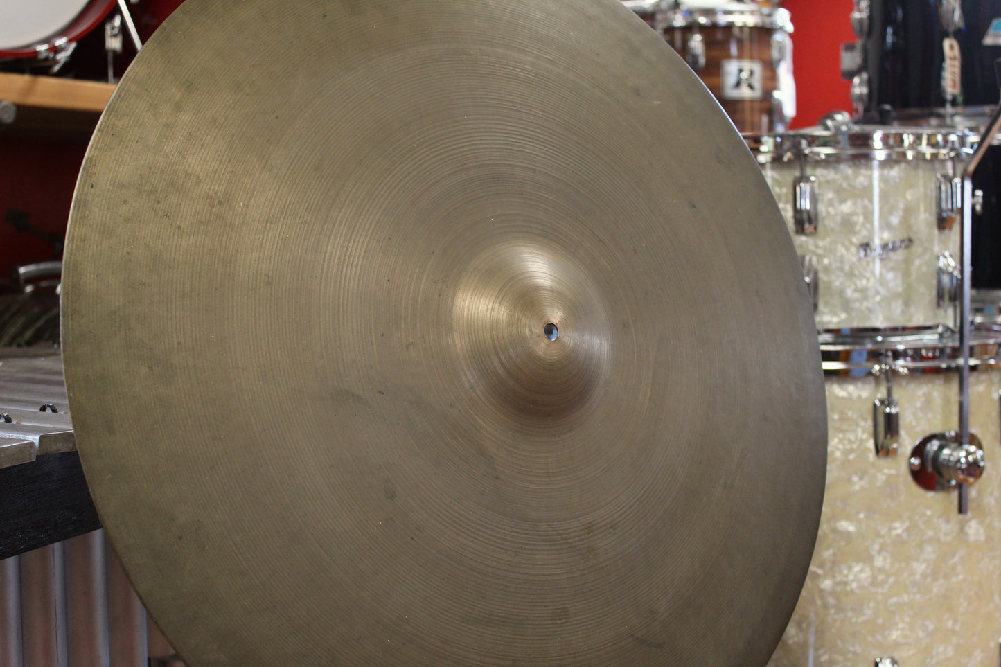 1946-53 A. Zildjian 24" Trans Stamp Ride 3196g