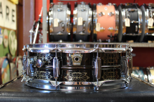 1990s Ludwig 5x14 Limited Edition Engraved Black Beauty #144