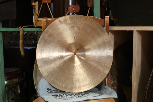 1950s A. Zildjian 14" Trans Stamp Single Hat 709g