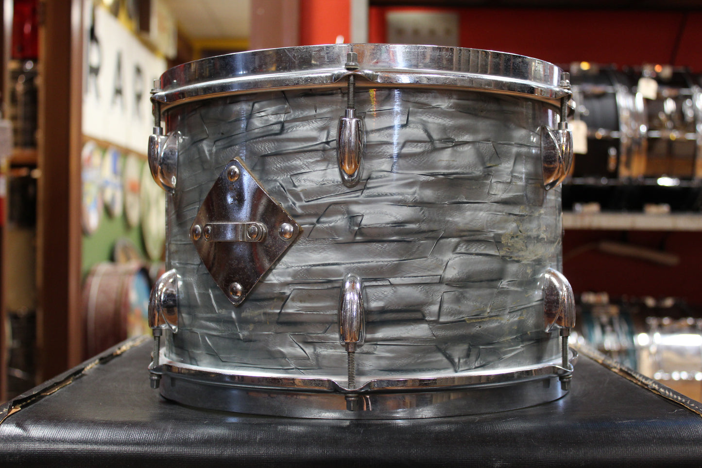 1950s Gretsch Broadkaster Outfit in Midnight Blue Pearl 14x22 9x13 16x16