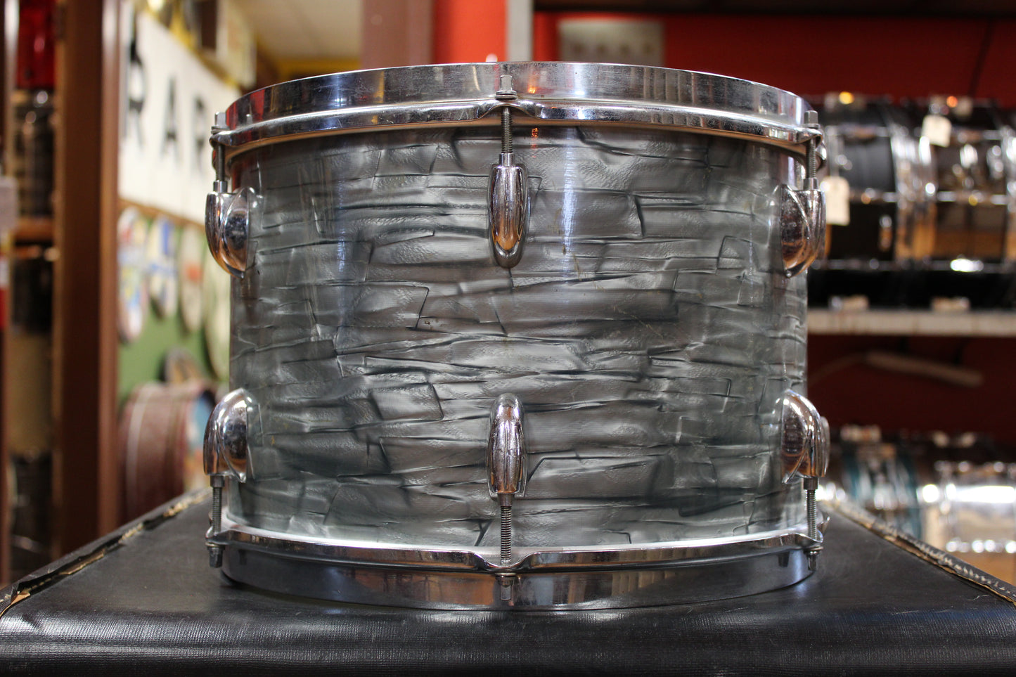 1950s Gretsch Broadkaster Outfit in Midnight Blue Pearl 14x22 9x13 16x16