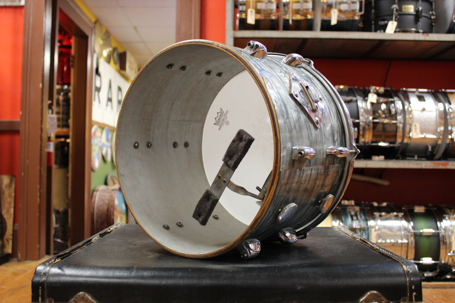 1950s Gretsch Broadkaster Outfit in Midnight Blue Pearl 14x22 9x13 16x16
