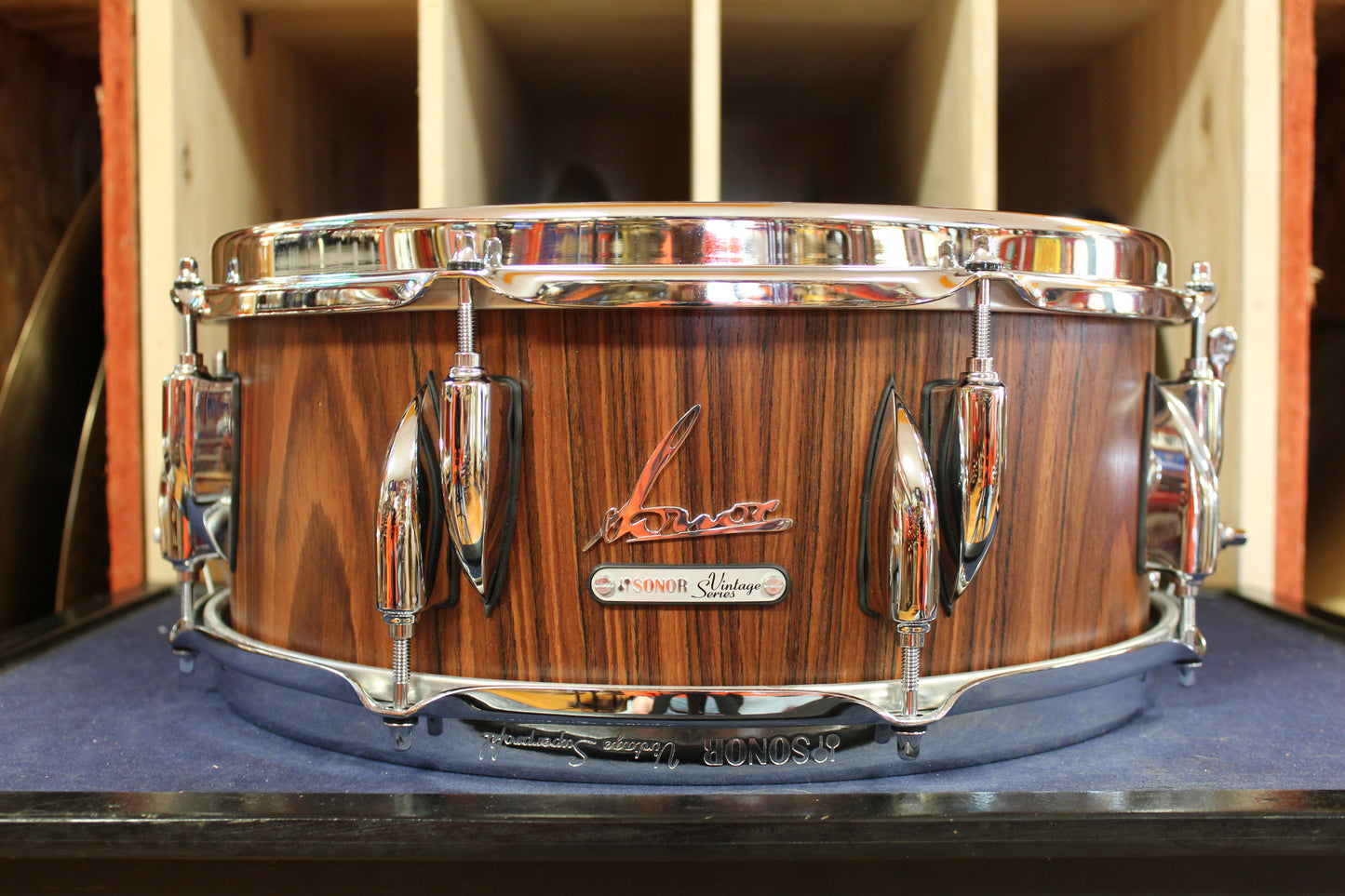 Sonor 5.5x14 Vintage Series Snare Drum Natural Rosewood