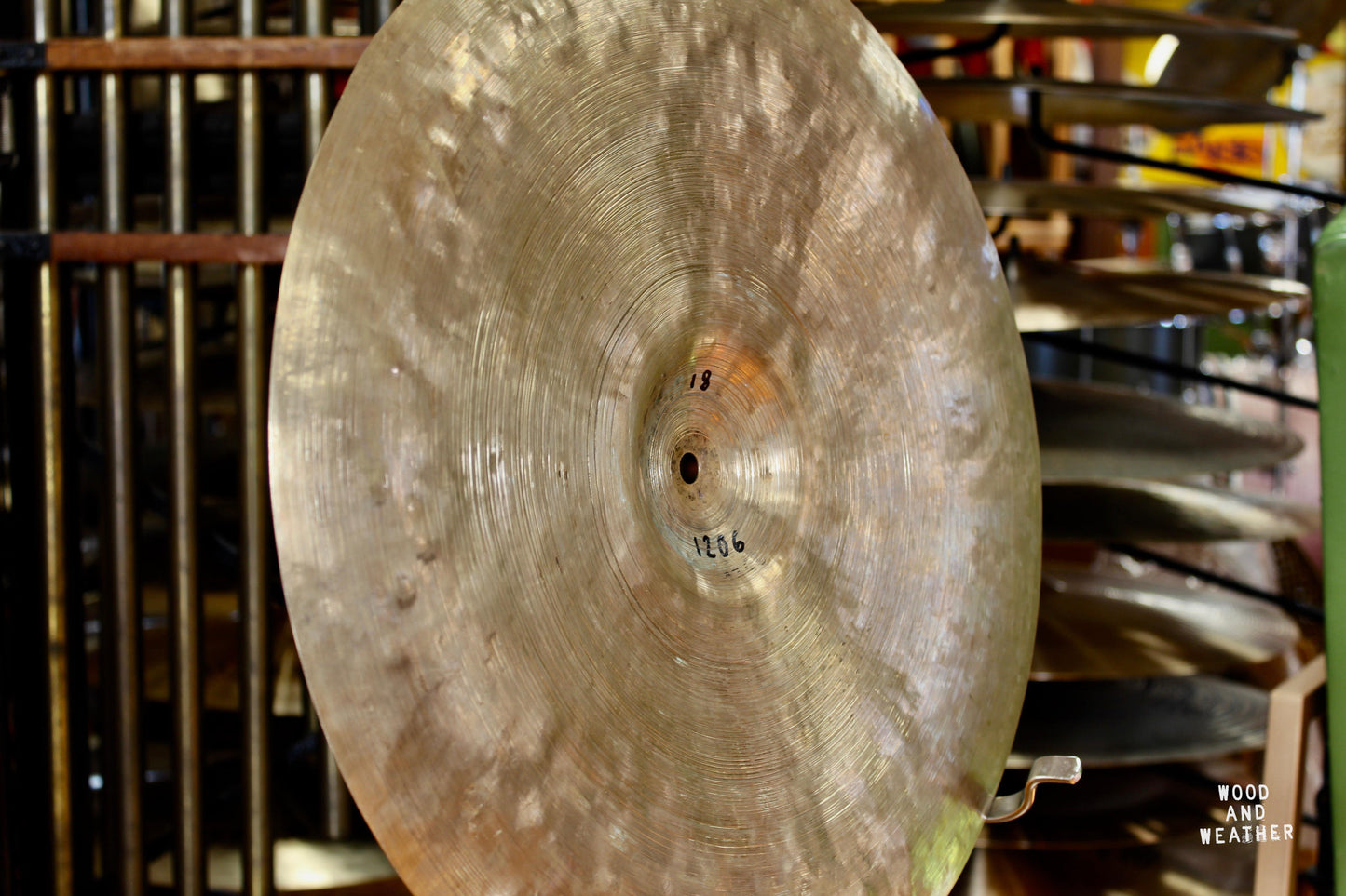 Quiqeg Cymbalsmith 18" Prototype Swish 1206g