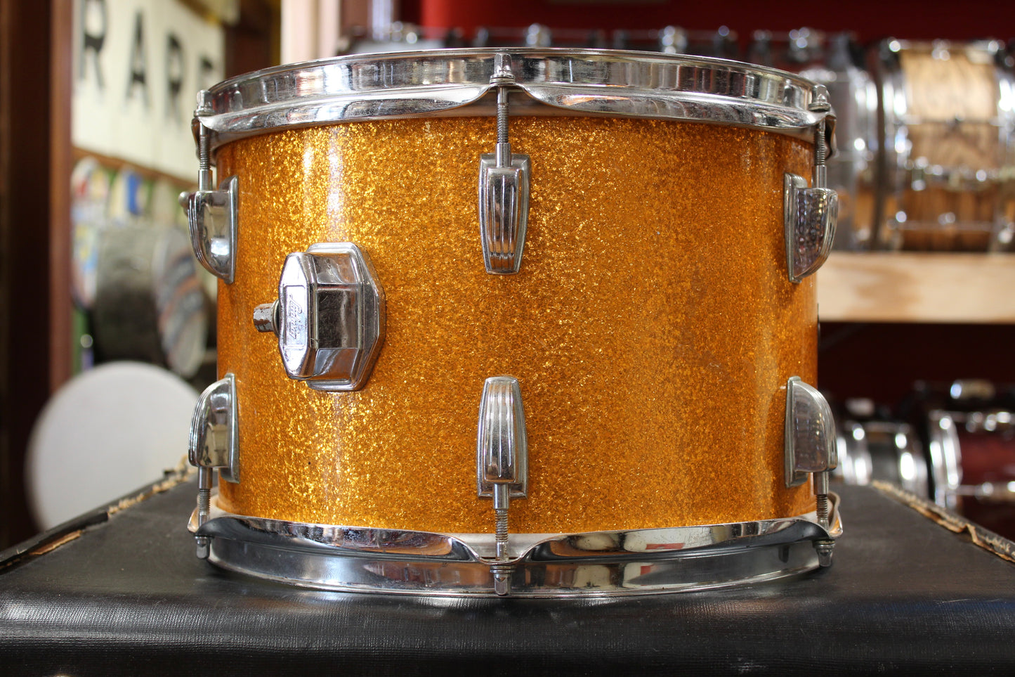 1960s Ludwig 8x12 Tom in Sparkling Gold Pearl