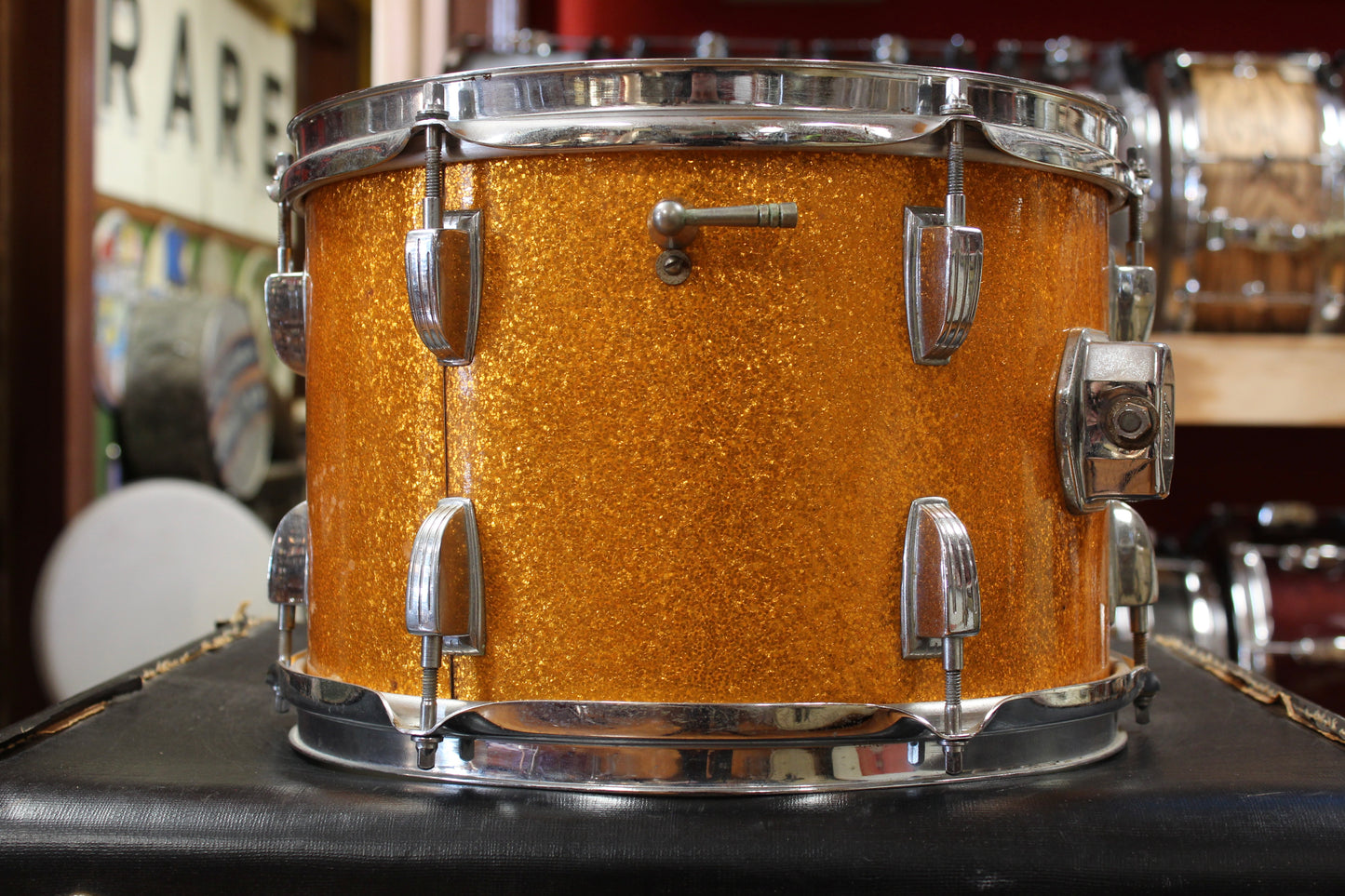 1960s Ludwig 8x12 Tom in Sparkling Gold Pearl