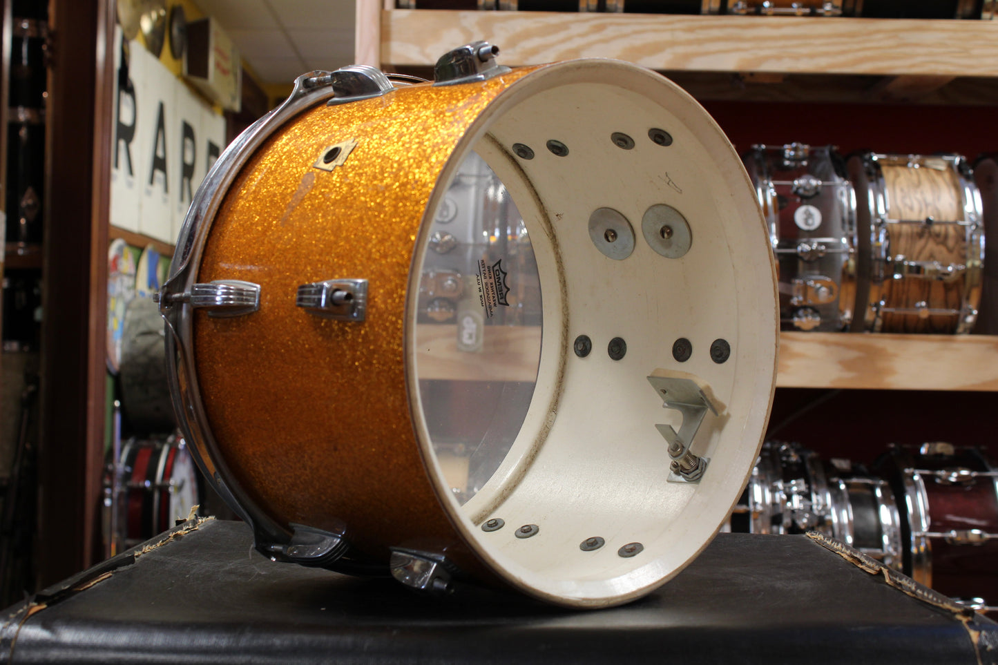 1960s Ludwig 8x12 Tom in Sparkling Gold Pearl
