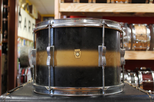 1960s Ludwig 9x13 Club Date Tom in Black and Gold Duco