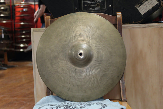 1940s A. Zildjian 14" Trans Stamp Single Hat 1247g