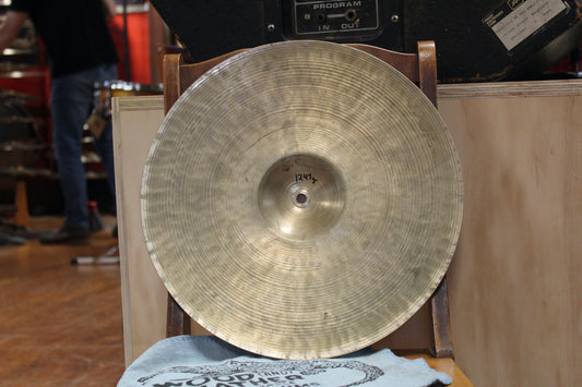 1940s A. Zildjian 14" Trans Stamp Single Hat 1247g