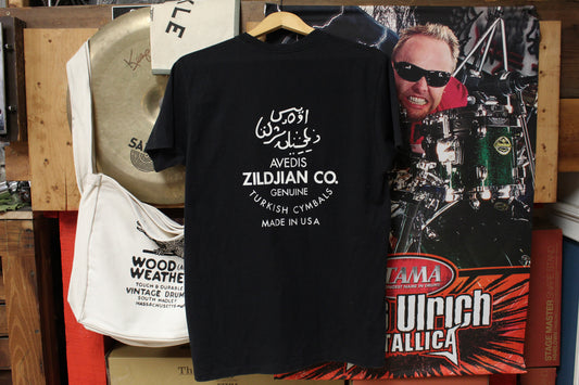 Vintage Zildjian "The Only Serious Choice" T Shirt in Black