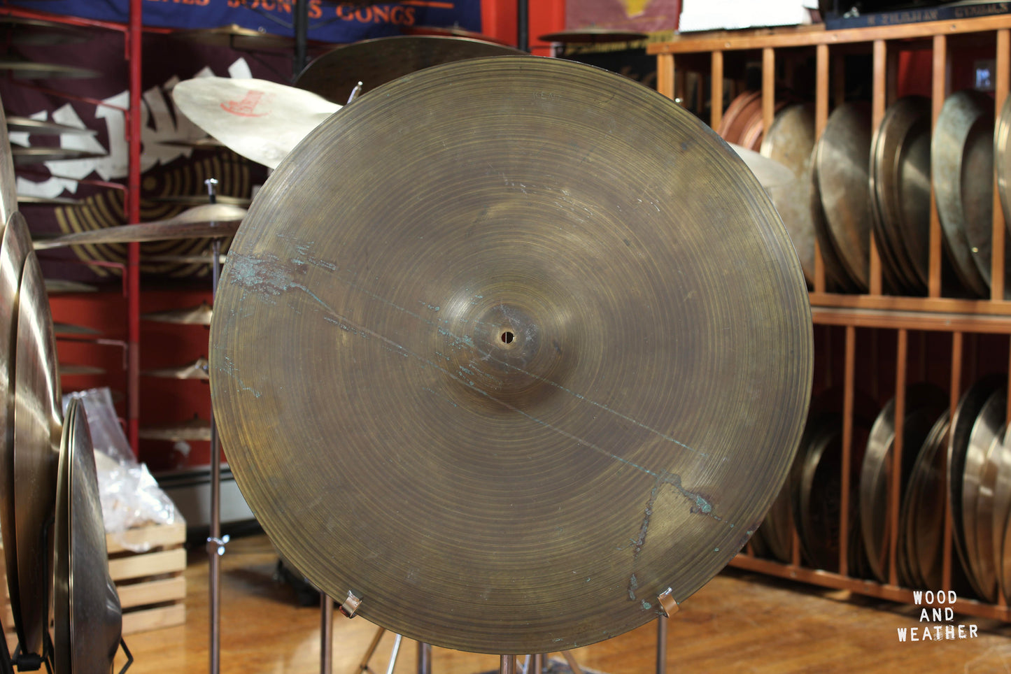 1960s Kent 22" Ride Cymbal 1755g