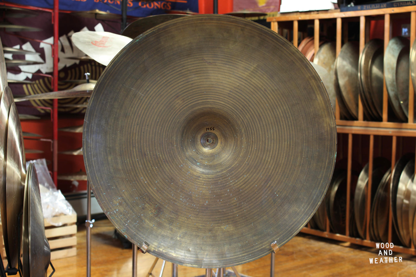 1960s Kent 22" Ride Cymbal 1755g