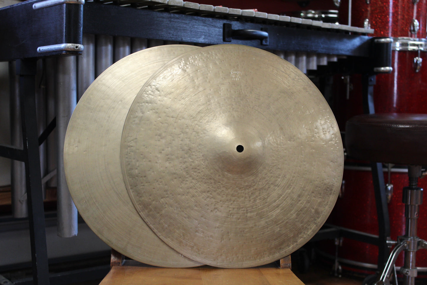 Quiqeg Cymbalsmith 16 3/16" Dirty Boppa Hi-Hats 1508/1604g