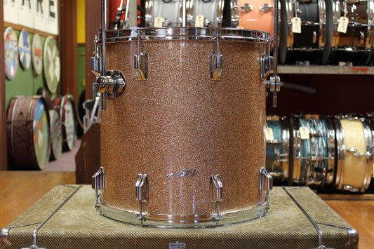 1960s Rogers 16x16 Holiday Floor Tom in Champagne Sparkle