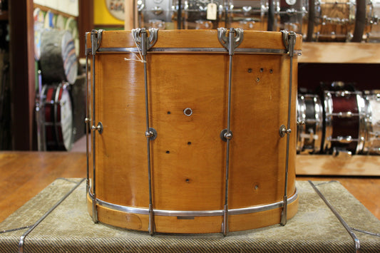 1900s Frisco 12x17 Marching Snare Drum in Natural Finish