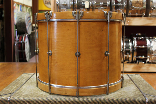 1900s Frisco 12x17 Marching Snare Drum in Natural Finish